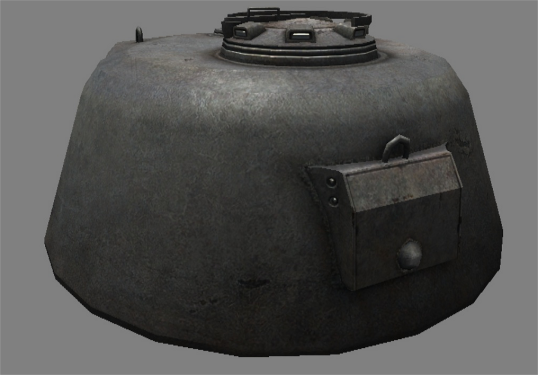 Default back of Löwe turret