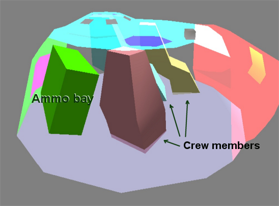 Back of Löwe turret hit box model transparent #1