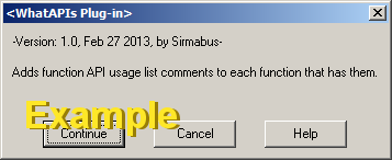 WhatAPIs Sample Dialog