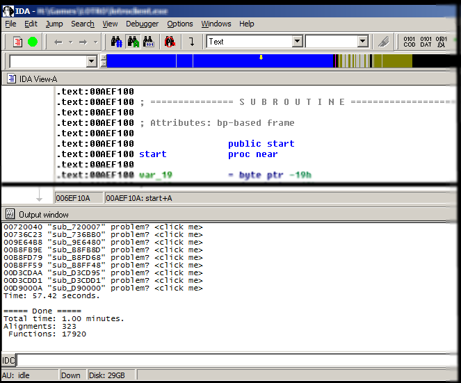 ExtraPass fixed 17,920 functions, and 323 alignment blocks fixed in a large 75k function target.